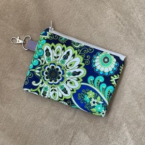 Floral Zippered Pouch
